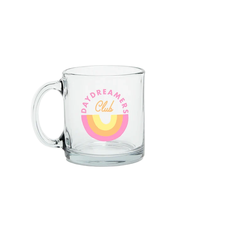 Clear Glass Mug-Daydreamers Club