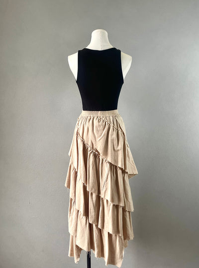 Nia Tiered Maxi Skirt