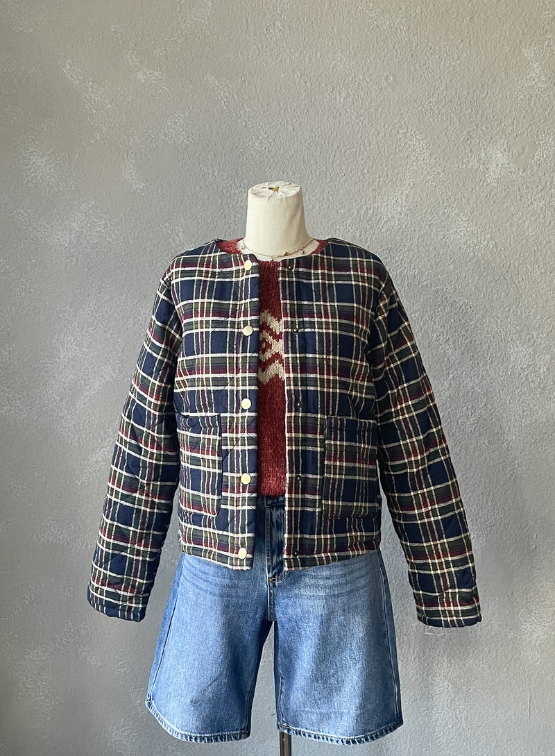 Plaid Quilt Jacket