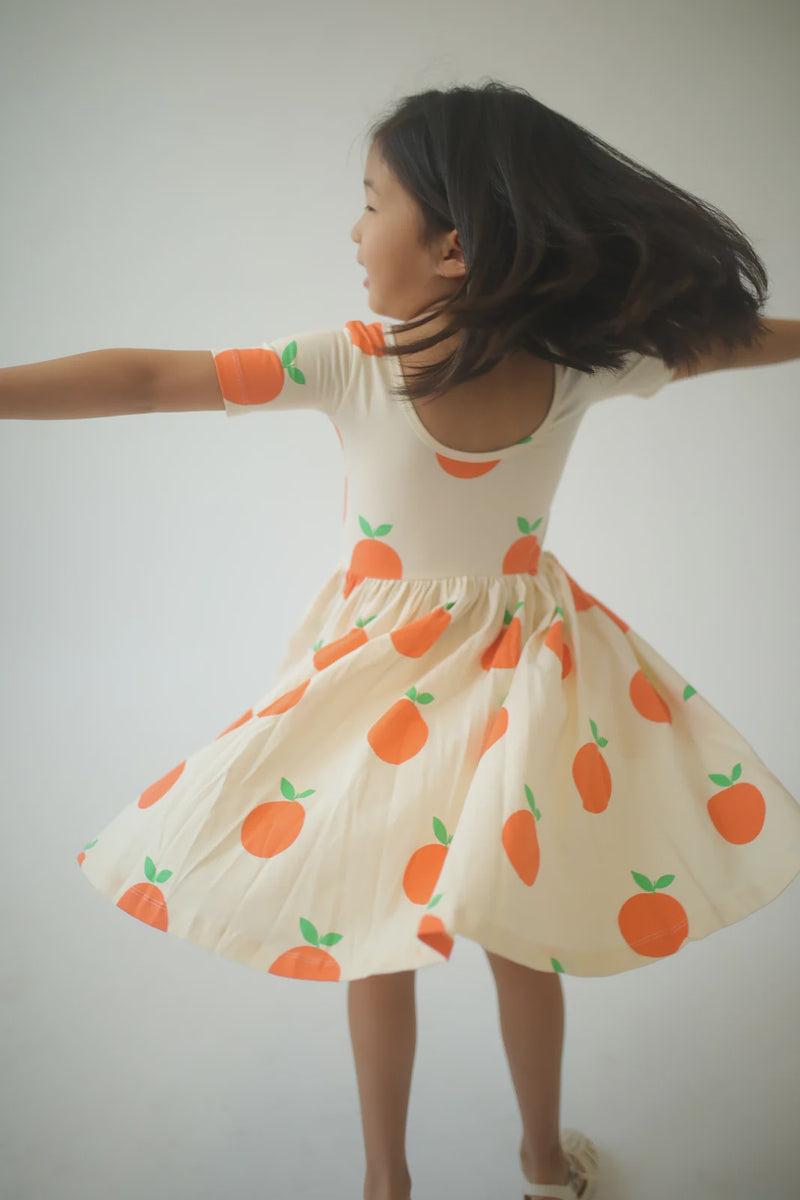 Tangerines Twirl Dress