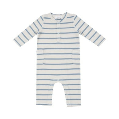 Glacier Lake Ribbed Stripe Playsuit