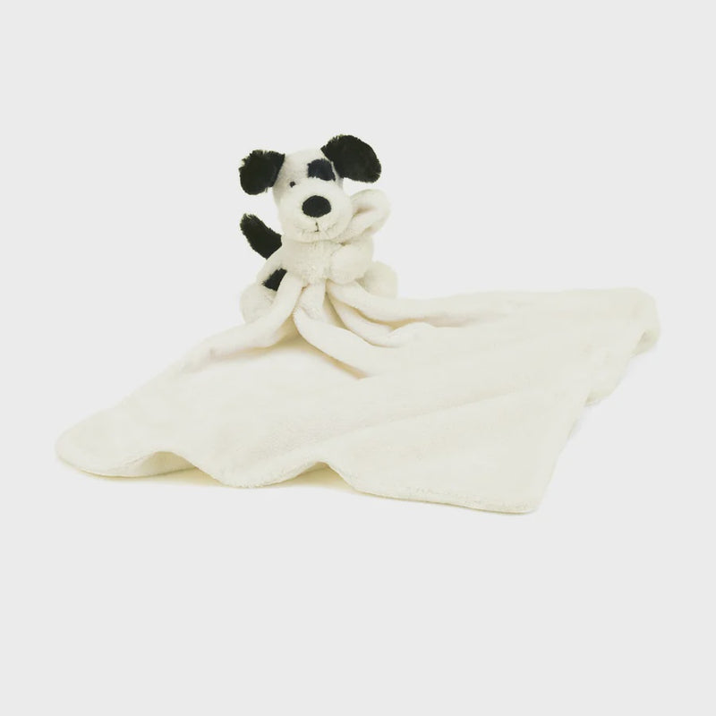 Bashful Black & Cream Puppy Soother