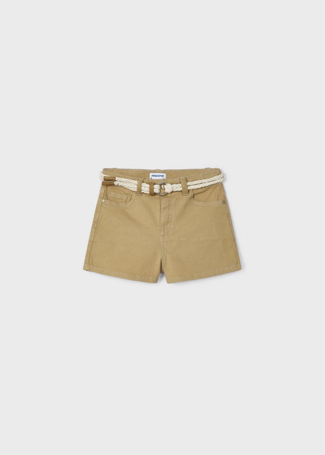 Oat Belted Shorts